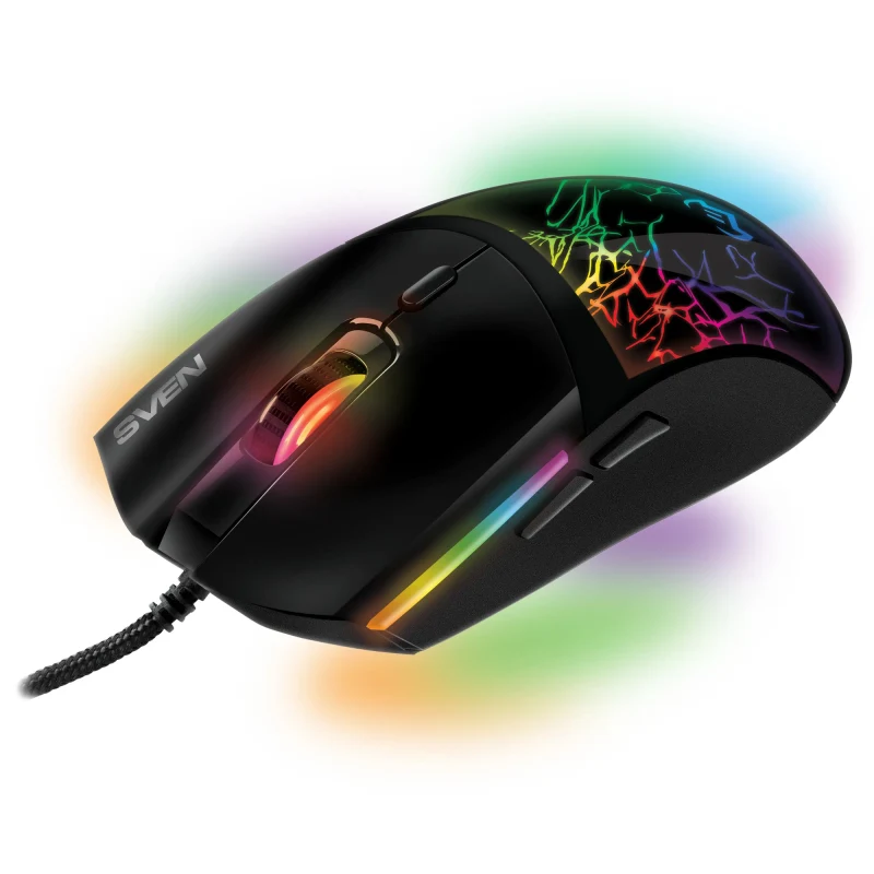 Mouse Gaming SVEN RX-G995 / Optical / USB / 16000 dpi / Black 3