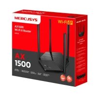 Wi-Fi Router MERCUSYS MR60X / AX1500 Dual Band / Wi-Fi6 / Gigabit / 1WAN+2LAN / 4 external antennas 3