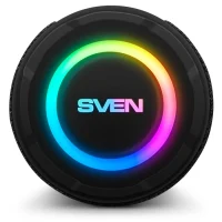 Boxa portabila SVEN PS-160, Black / 12W / Bluetooth / FM / USB / microSD / 1200mA*h 5