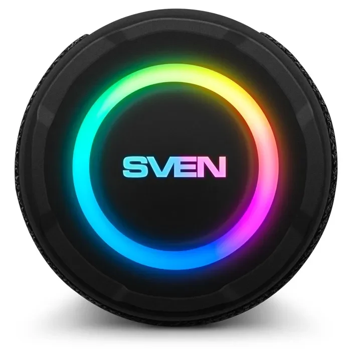 Boxa portabila SVEN PS-160, Black / 12W / Bluetooth / FM / USB / microSD / 1200mA*h 5