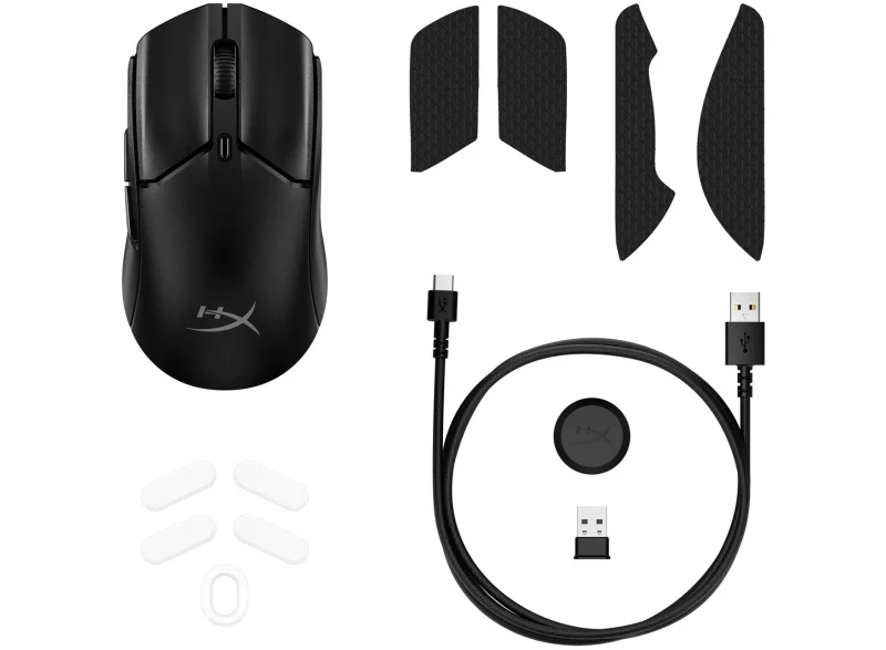 Mouse Gaming Wireless HYPERX Pulsefire Haste 2 Mini, Black [7D388AA] 7