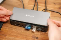 Doc-Station Verbatim USB-C Pro CDS-15S wtih M.2 NVMe slot, 15 ports 5