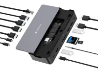 Doc-Station Verbatim USB-C Pro CDS-15S wtih M.2 NVMe slot, 15 ports