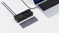 Doc-Station Verbatim USB-C Pro CDS-15S wtih M.2 NVMe slot, 15 ports 3