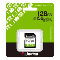 Card de memorie SD  128GB Kingston Canvas Select Plus, 150MB/s