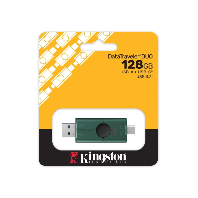 Flash Drive USB-C/A Kingston DataTraveler Duo / 128GB / 150 MByte/s 4