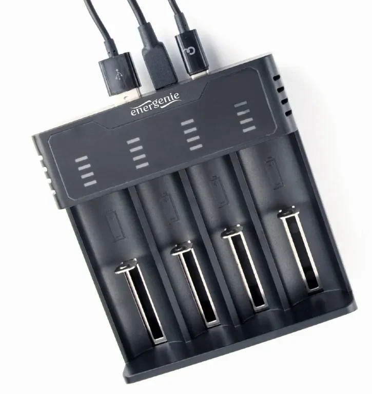 Incarcator rapid de baterii Ni-MH + Li-ion EnerGenie BC-USB-02 6