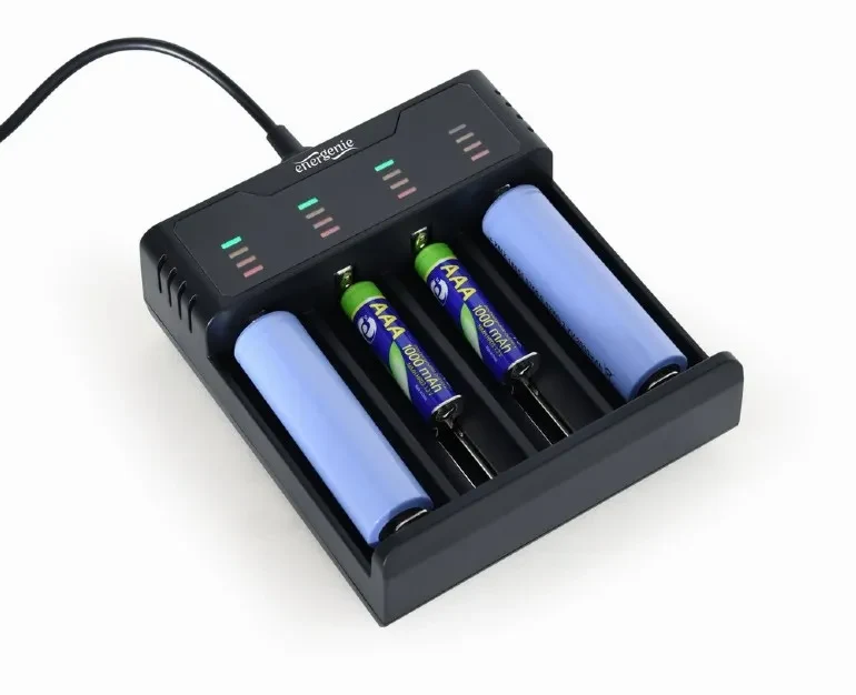 Incarcator rapid de baterii Ni-MH + Li-ion EnerGenie BC-USB-02 3