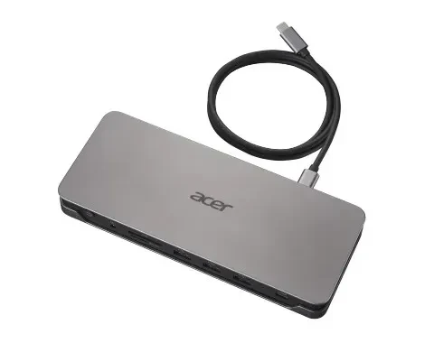 Docking Station Acer ADK230/ 2x HDMI/ 1x DP/  2x USB-C 3.2 gen 1/ 3xUSB-A 3.2 gen1 / RJ-45/ SD Card Reader/ 100W 3