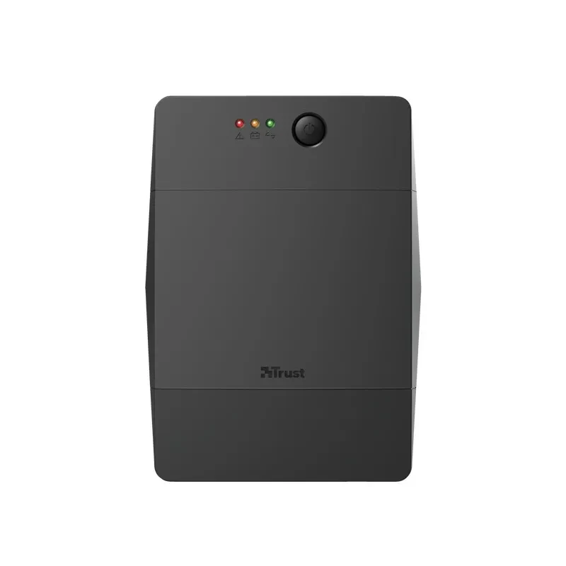 TRUST Back-UPS Paxxon 1000VA/600W, AVR, 4 x CEE 7/7 Schuko (all 4 Battery Backup + Surge Protected), LED indicators, 2 minutes of runtime at 450W capacity load, USB connection and downloadable PC software 2