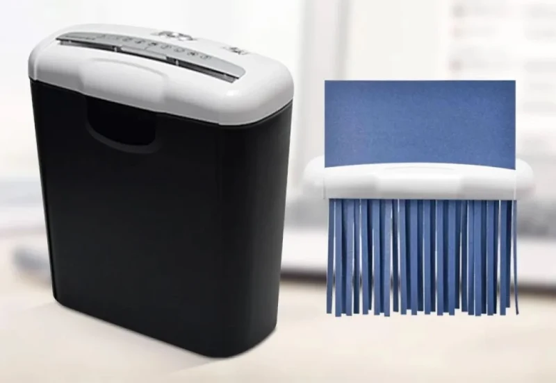 Shredder Qsmile P5 S610/ P-2/ 6 sheets 80g/m / 10L/ Grey 3