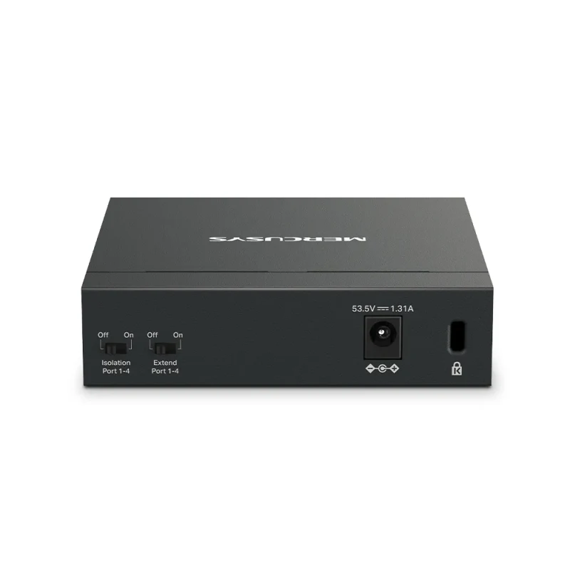 Switch MERCUSYS MS105GP / 5 port / Gigabit / RJ45 / PoE / metal case 3