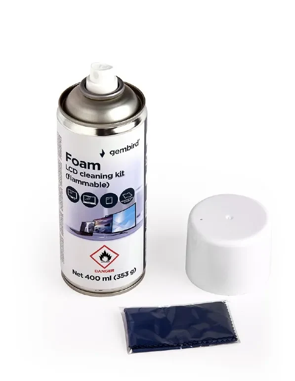 Kit de cura?are LCD cu spuma (inflamabil) Gembird CK-LCD-08, 400 ml 2