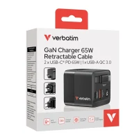 Incarcator USB Verbatim Mini GaN Charger 65W 5