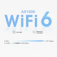 Mesh Wi-Fi 6 System TP-LINK Deco X10 (1-pack)/ AX1500 Dual Band /  2 LAN/WAN Gigabit Port 3