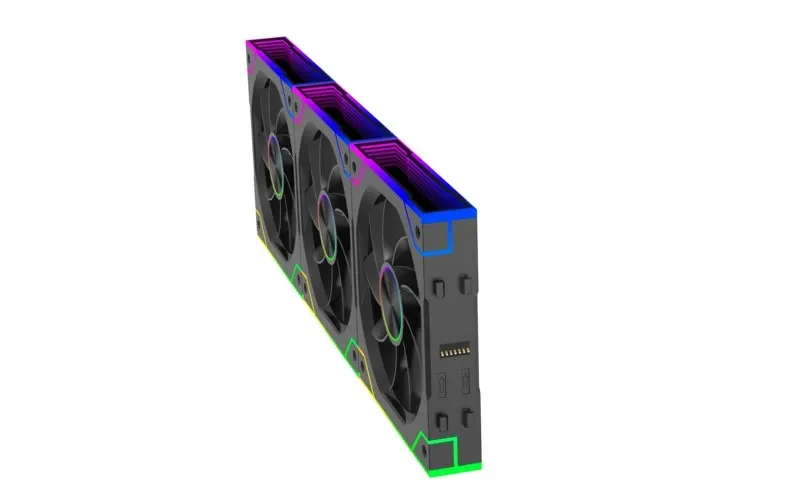 Cooler pentru carcasa XILENCE Performance A+ Series ”XPF360R.ARGB” (XF073)/ 1100-2000rpm/ <32dB(A)/ 62 CFM 3