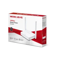Wireless Router MERCUSYS MW301R / N300 / Wi-Fi4 / 1WAN+4LAN / 2 external antennas 3