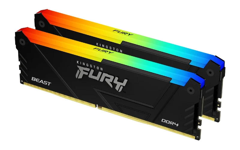 Memorie operativa Kingston FURY® Beast DDR4 RGB 3200 MHz16GB (Kit of 2*8GB) 2