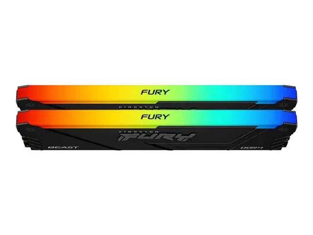 Memorie operativa Kingston FURY® Beast DDR4 RGB 3200 MHz16GB (Kit of 2*8GB) 3