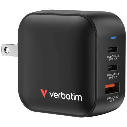 Incarcator USB  Verbatim Mini GaN Charger 70W