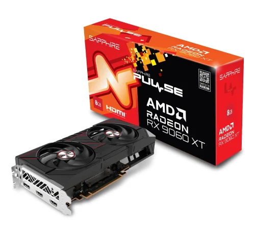 Placa video Sapphire PULSE Radeon RX 9060XT OC/ 8GB / GDDR6 / 128bit