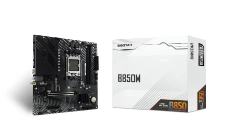 Placa de baza BIOSTAR B850MT2-E DJ / AM5 / B850 / DDR5 / mATX