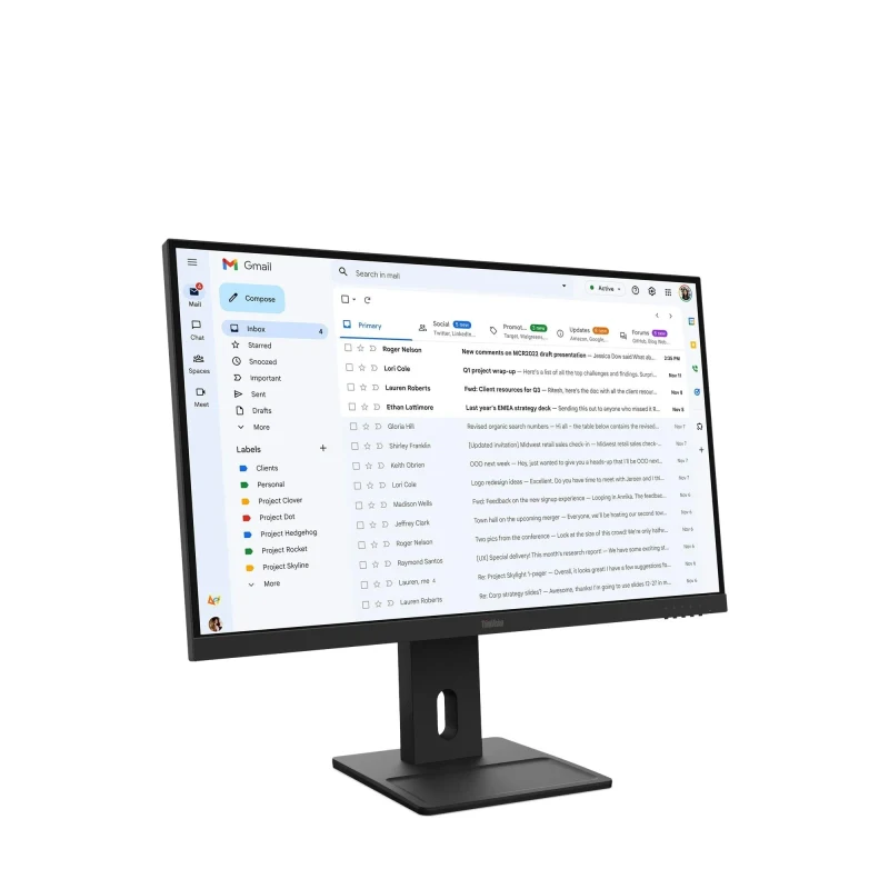 27.0” Monitor Lenovo ThinkVision E27-40/ 4ms/ 100/  Black 2