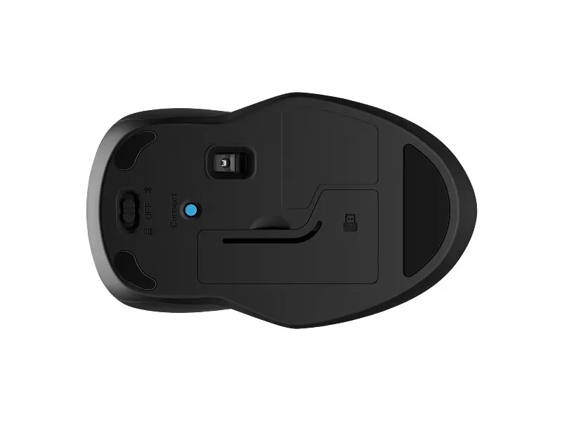 Mouse ambidextru dual wireless HP 255 Black 6