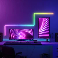 Lampa de perete (6+1) GOVEE Glide RGBIC / Wi-Fi + BT / Multicolor 6