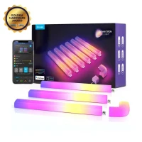 Lampa de perete (6+1) GOVEE Glide RGBIC / Wi-Fi + BT / Multicolor
