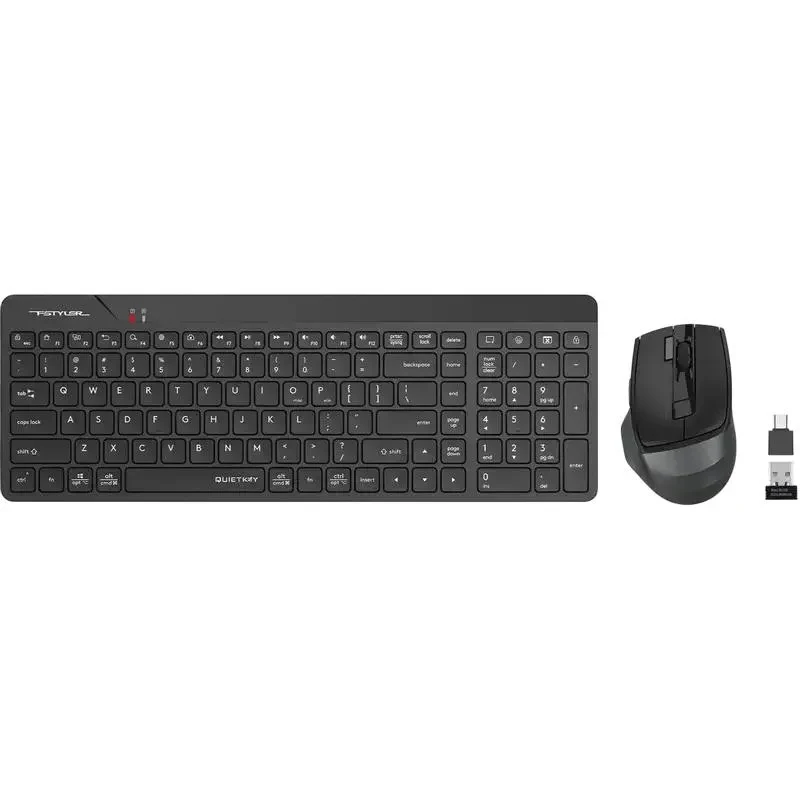 Keyboard & Mouse Kit A4Tech FG2400 Air2, Wireless, Black 4