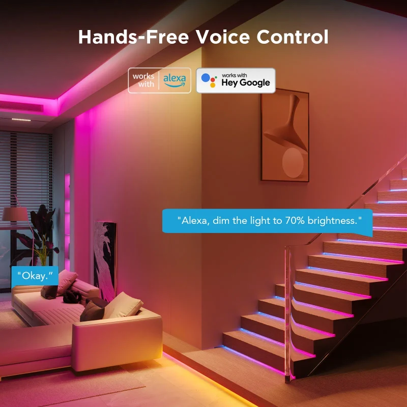 Banda LED GOVEE RGBIC S LED / 10m / Multicolor / Wi-Fi / Bluetooth 5