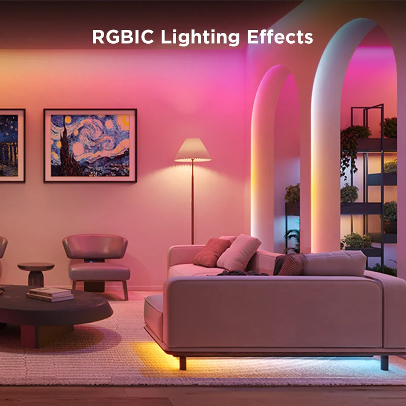 Banda LED GOVEE RGBIC S LED / 10m / Multicolor / Wi-Fi / Bluetooth 3