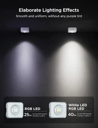 Lumini de exterior GOVEE RGBICW Permanent Outdoor Lights 2 30M, 72 Lights 4