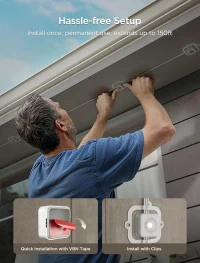 Lumini de exterior GOVEE RGBICW Permanent Outdoor Lights 2 30M, 72 Lights 7