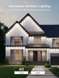 Lumini de exterior GOVEE RGBICW Permanent Outdoor Lights 2 30M, 72 Lights 3