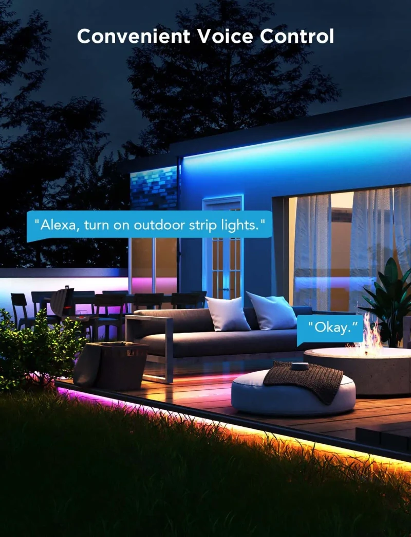 Banda LED de exterior GOVEE RGBICWW Outdoor Strip Light Pro 10M 6