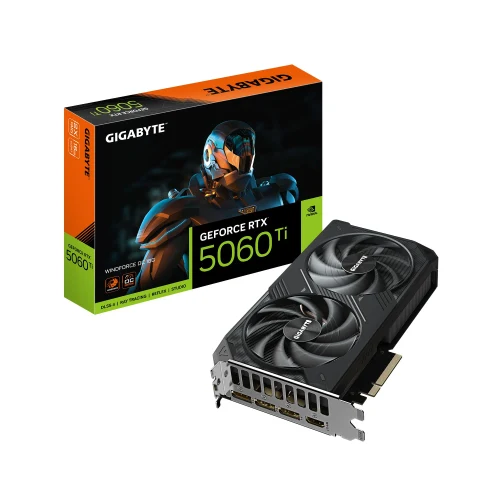 Placa video GIGABYTE GeForce RTX 5060 Ti WINDFORCE OC 8G / 8GB / GDDR7 / 128bit
