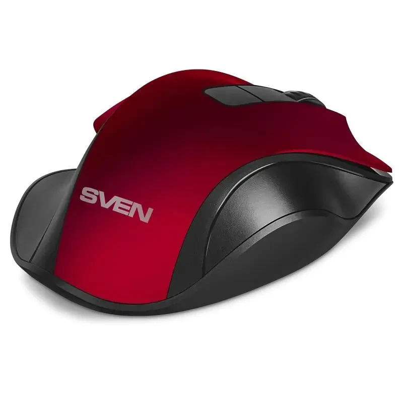 Wireless Mouse SVEN RX-525SW, Black | Red 4