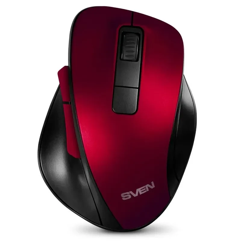Wireless Mouse SVEN RX-525SW, Black | Red 7