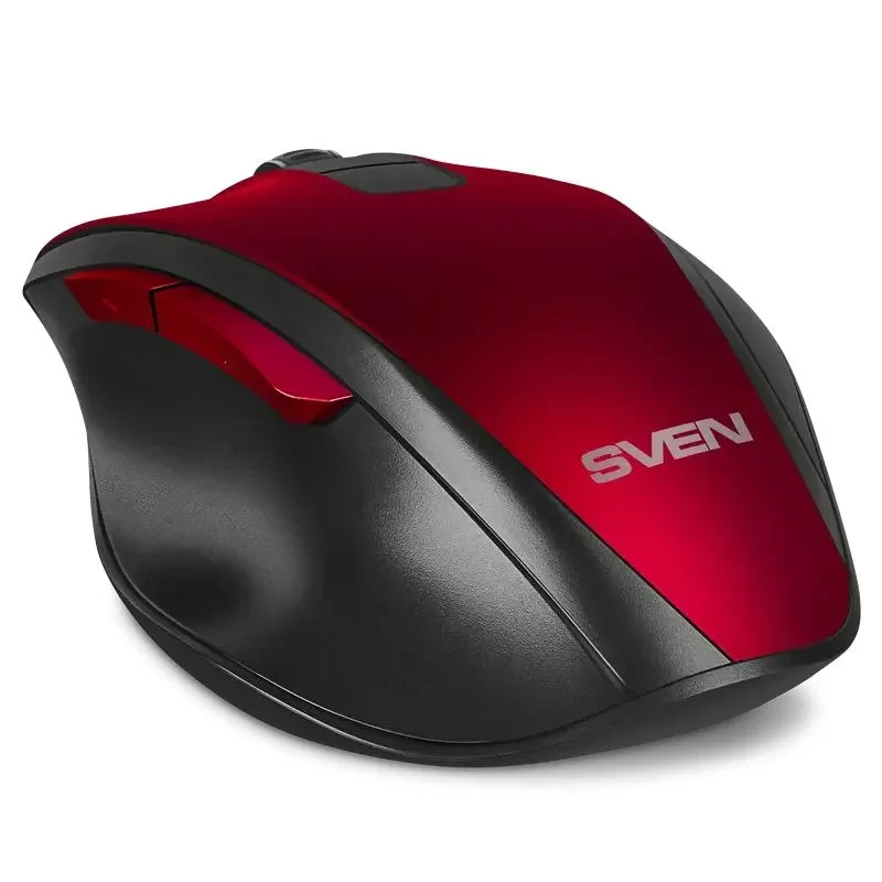 Wireless Mouse SVEN RX-525SW, Black | Red 2