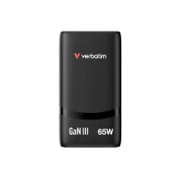 Incarcator USB VERBATIM Fold 'n' Go GaN Charger 65W / Dual USB-C/ Black 2