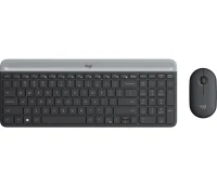 Tastatura cu mouse Wireless Logitech Combo MK470 Slim/ 2.4GHz nano USB receiver/ Graphite