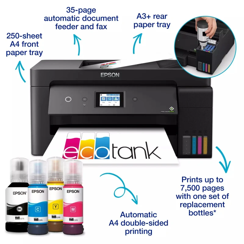 MFD cu CISS Epson EcoTank L14150 / A3 / Wi-Fi / Fax/ Black 2