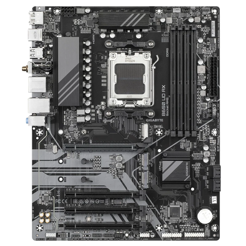 Placa de baza GIGABYTE B650 UD AX/ AM5/ B650/ DDR5/ ATX 2