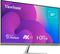 31.5” Monitor VIEWSONIC VX3276-4K-MHD-2 / 4K / 4ms / Silver/Black 2