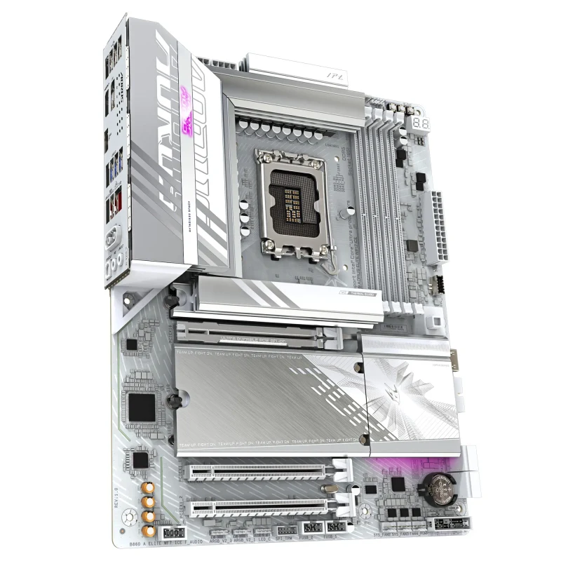 Placa de baza GIGABYTE B860 A ELITE WF7 ICE/ 1851/ Intel B860/ DDR5 / ATX 3