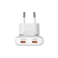 Incarcator USB VERBATIM Fold 'n' Go GaN Charger 65W / Dual USB-C/ White 5