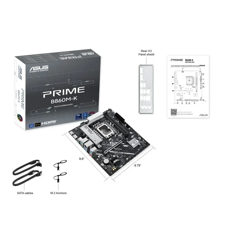 Placa de baza ASUS PRIME B860M-K/ 1851/ B860/ DDR5/ mATX 6