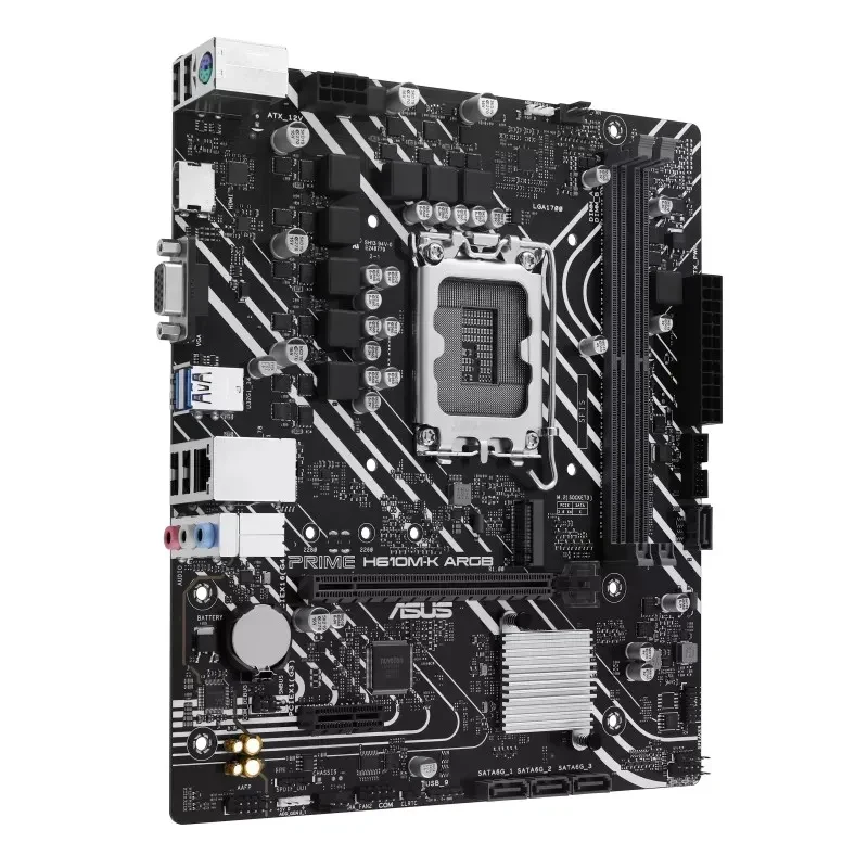 Placa de baza ASUS PRIME H610M-K ARGB/ 1700 / H610 / DDR5 / mATX 3